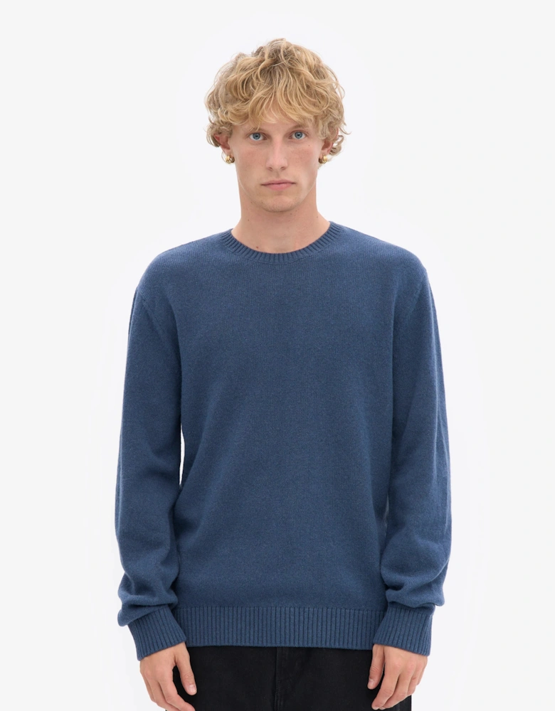 Colorful Standard Classic Merino Wool Crew Neck Jumper - Petrol Blue