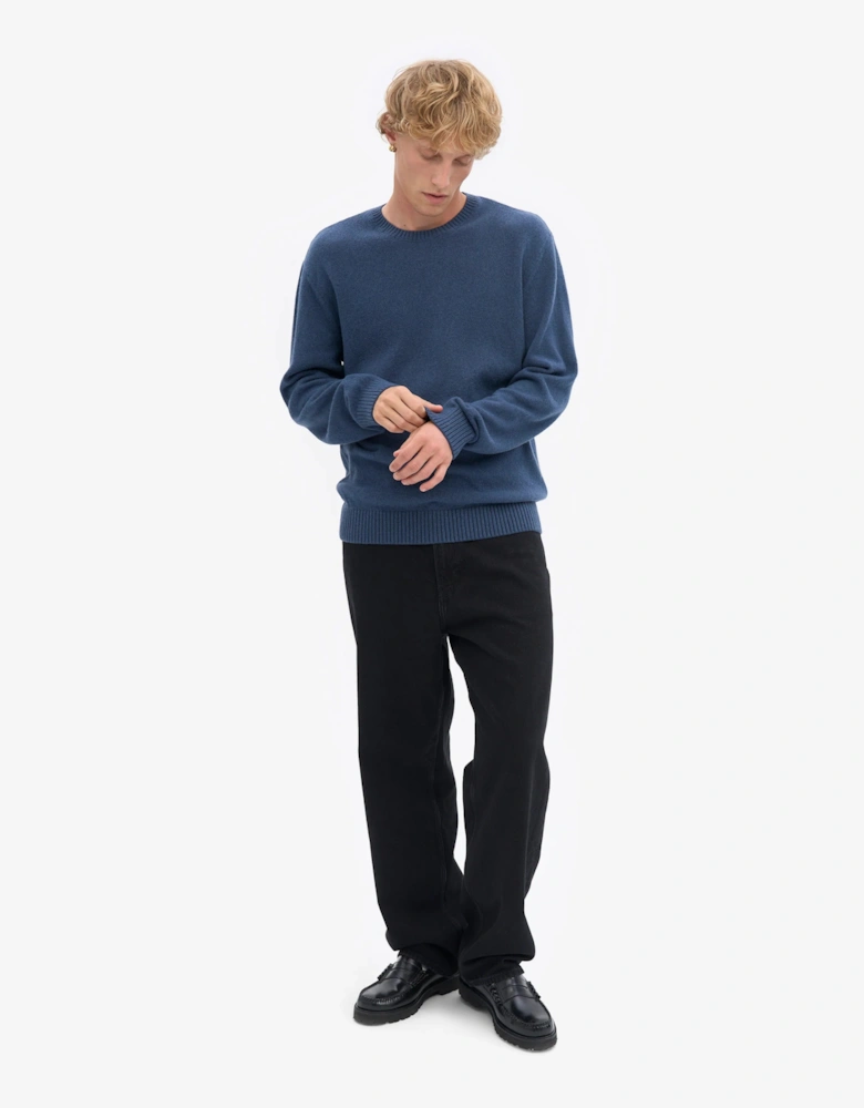 Colorful Standard Classic Merino Wool Crew Neck Jumper - Petrol Blue