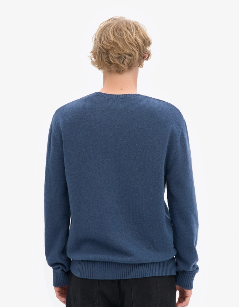 Colorful Standard Classic Merino Wool Crew Neck Jumper - Petrol Blue