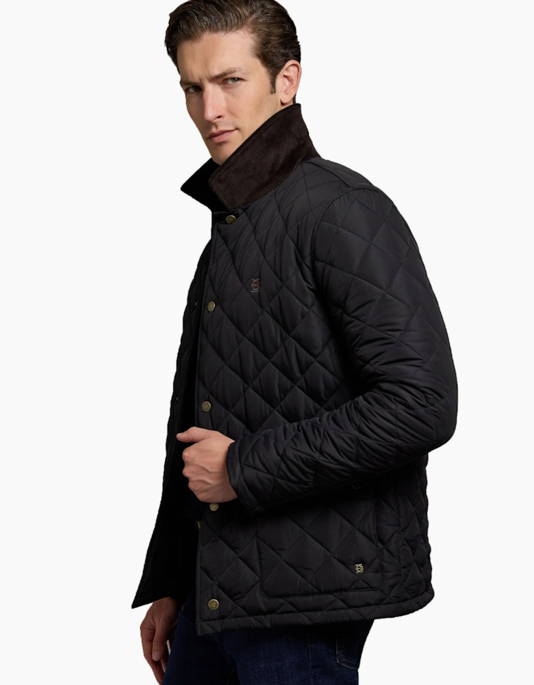 HOLLAND COOPER COUNTRY QUILTED JACKET NAVY