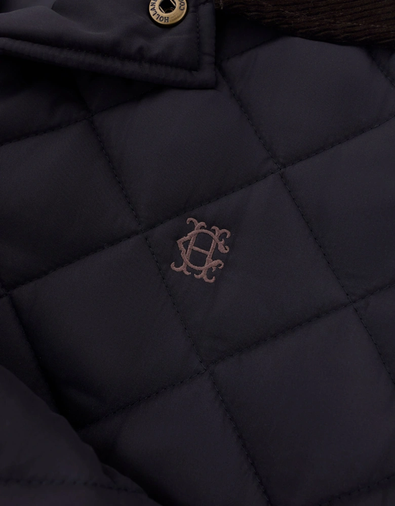 HOLLAND COOPER COUNTRY QUILTED JACKET NAVY