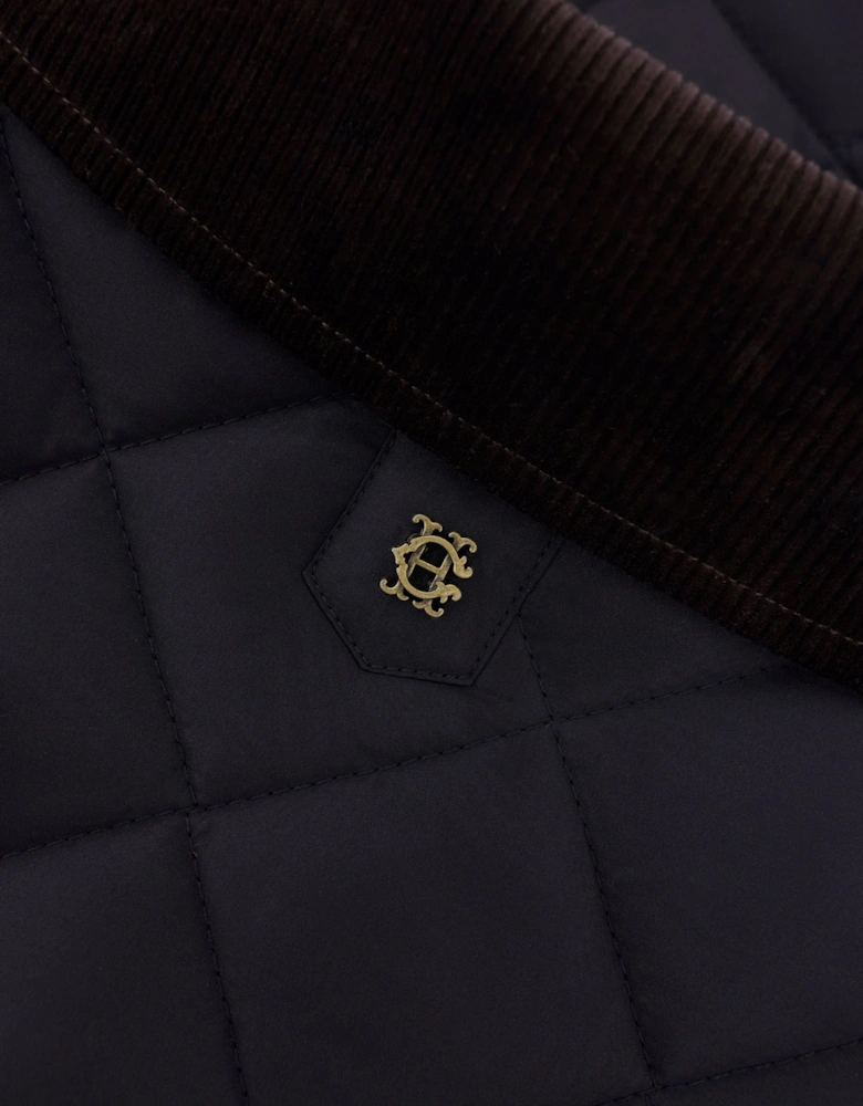 HOLLAND COOPER COUNTRY QUILTED JACKET NAVY