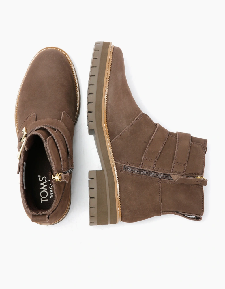 TOMS Simone Nubuck Women's Chocolate Boots