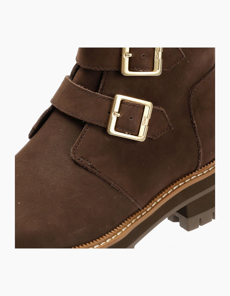 TOMS Simone Nubuck Women's Chocolate Boots