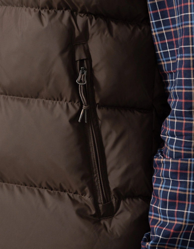 GANT Mens Active Cloud Vest - 217 Black Brown