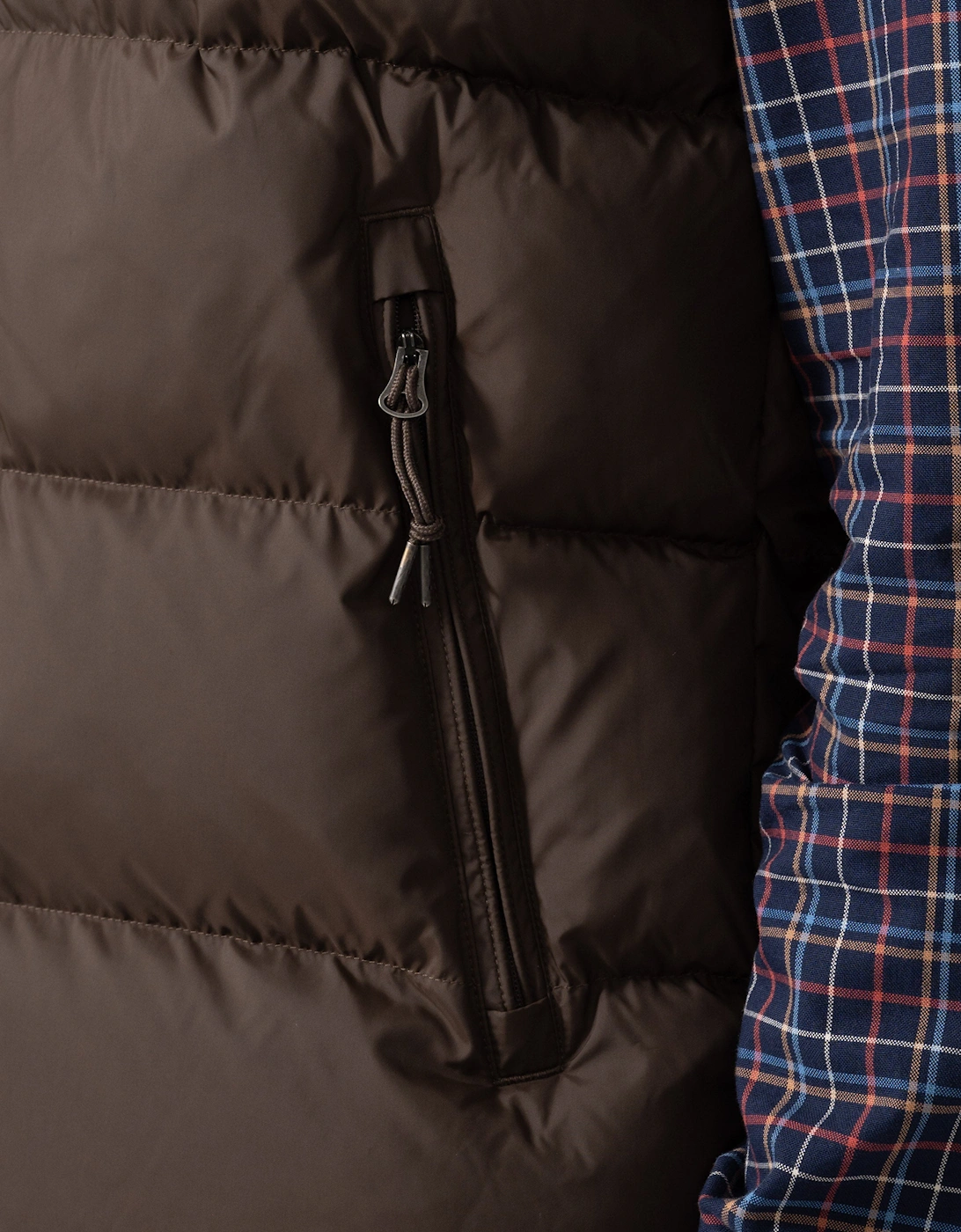 GANT Mens Active Cloud Vest - 217 Black Brown