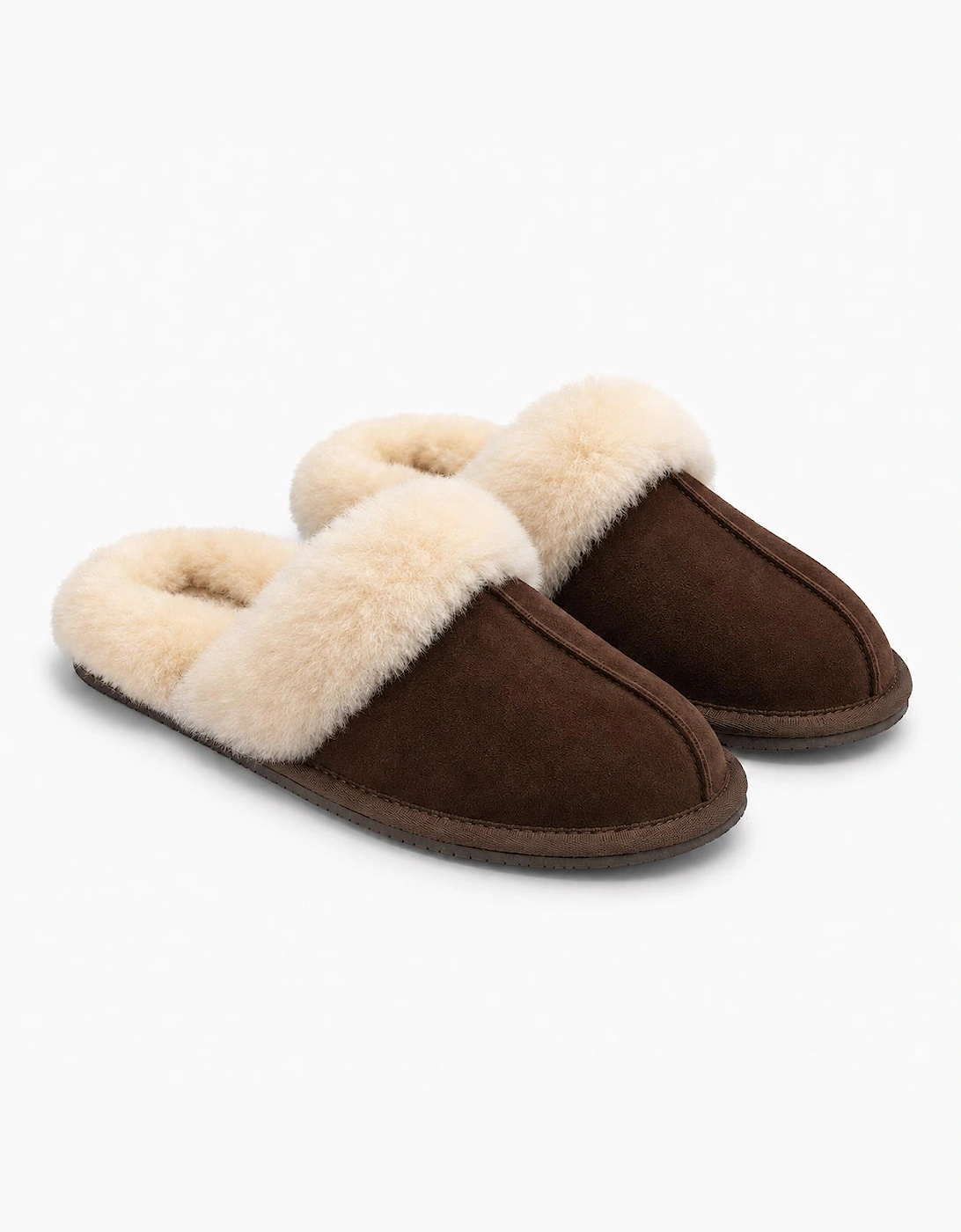 HOS Sheepskin AYLA Womens Mules Espresso