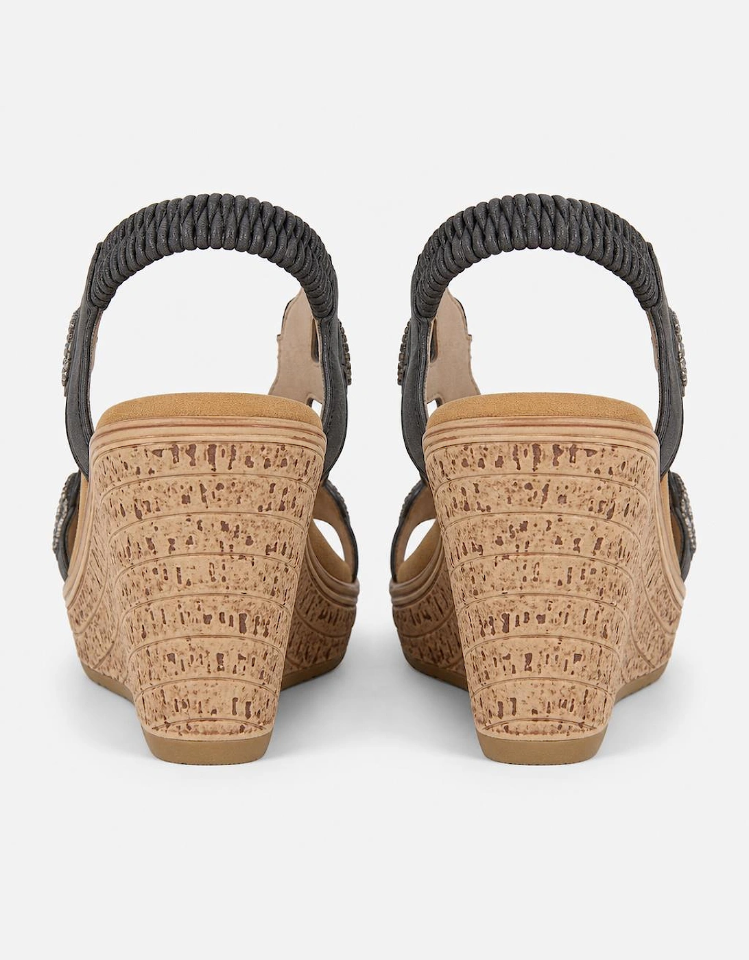 Cipriata ORA Womens Slingback Sandals Black