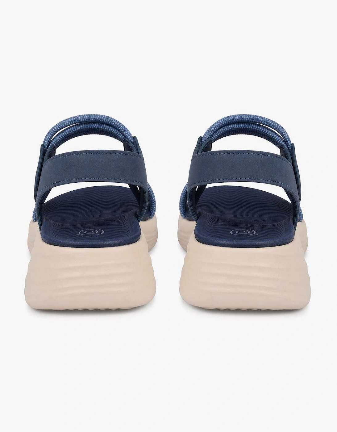 Cipriata ELETTA Womens Cross Strap Sandals Navy Blue