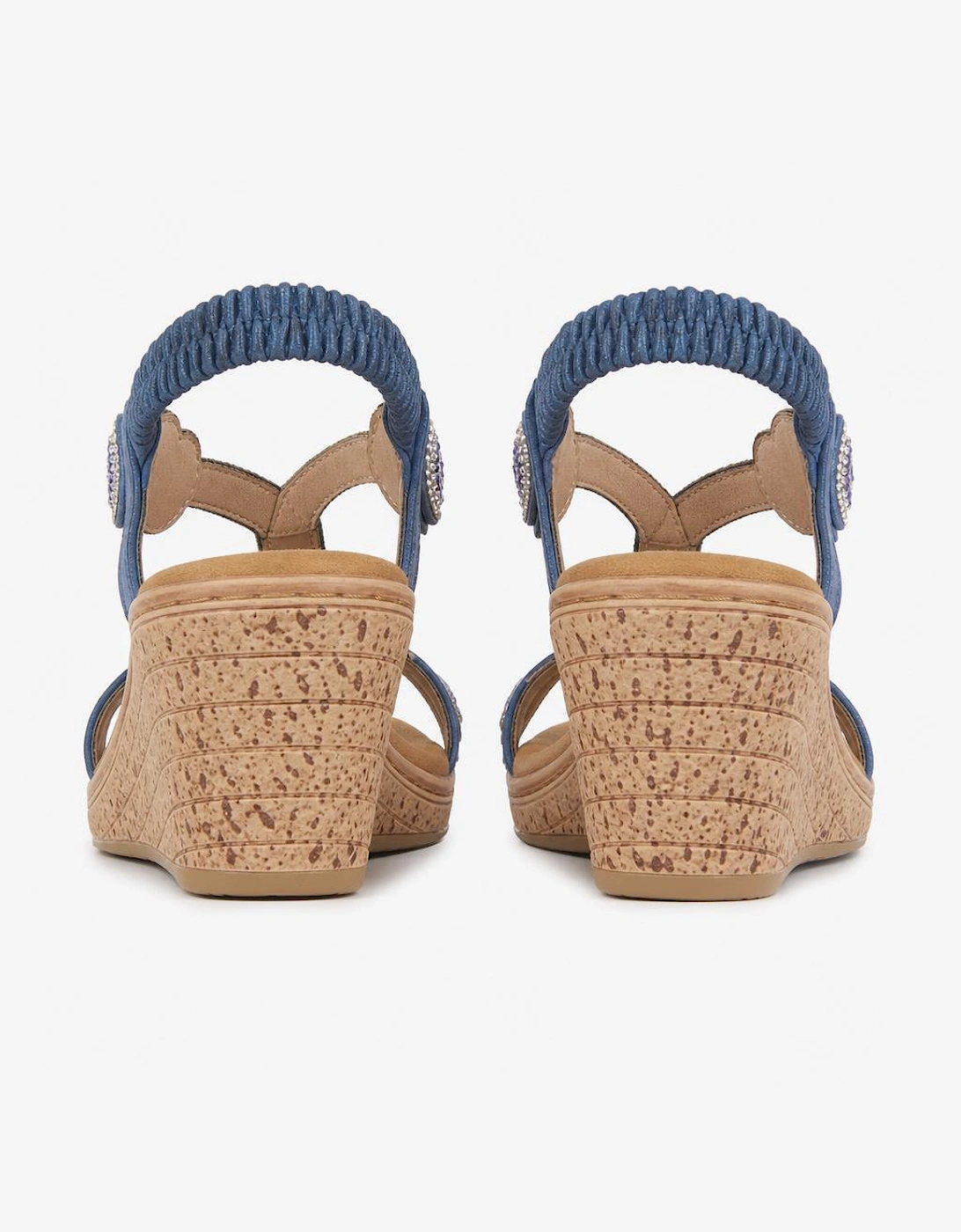 Cipriata ORA Womens Slingback Sandals Blue