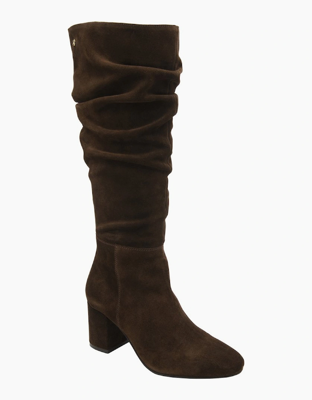 Ravel Farley Block Heel Slouch Knee Boot, Brown, Size 7, Women - Image 3