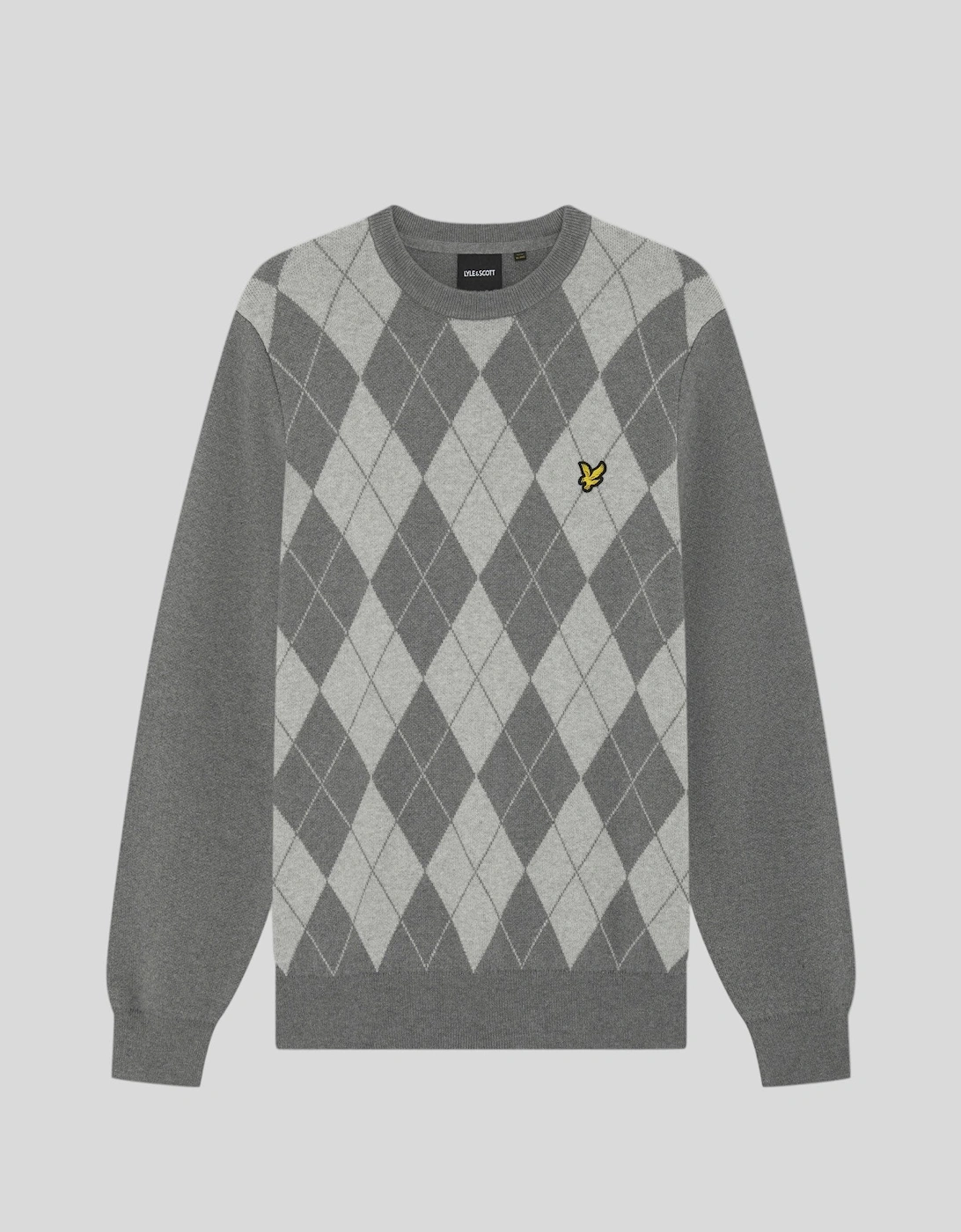 Cotton Merino Argyle Jumper