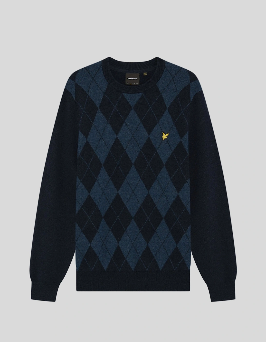 Cotton Merino Argyle Jumper