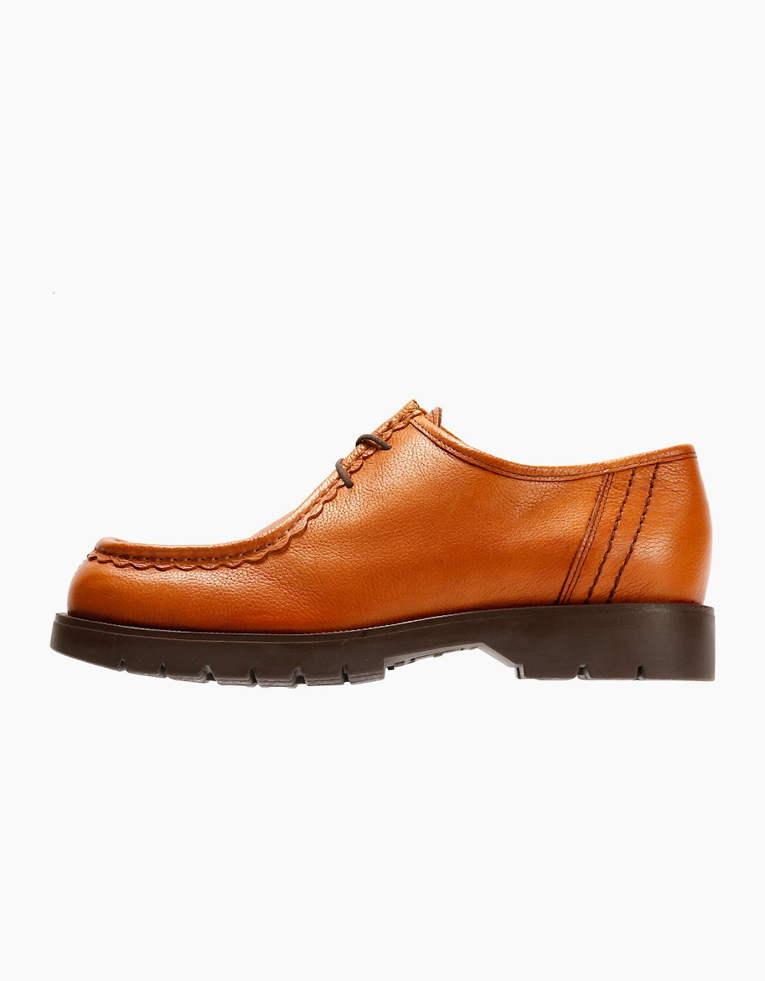 Kleman Padror G VGT Leather Men's Cognac Lace-Up Shoes