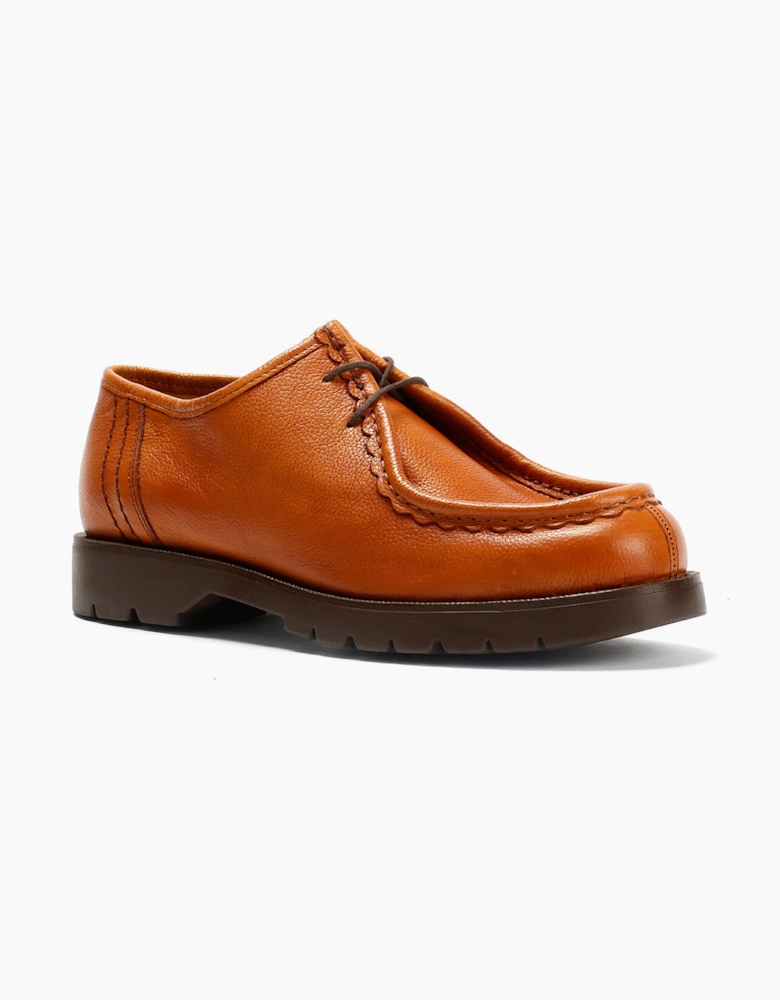 Kleman Padror G VGT Leather Men's Cognac Lace-Up Shoes