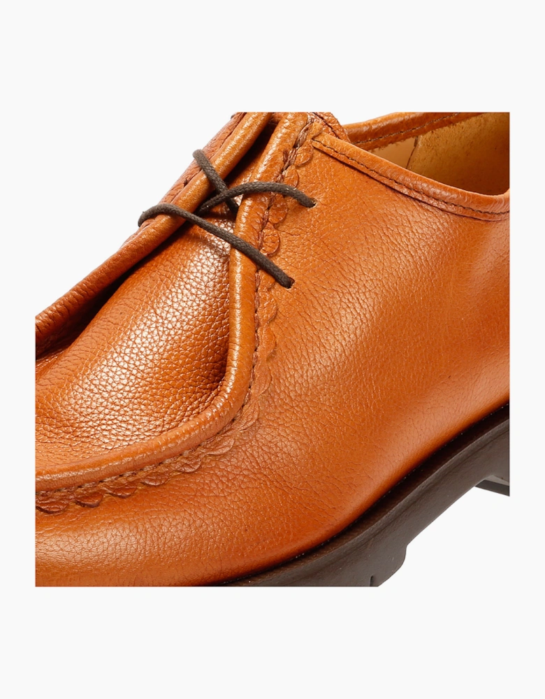 Kleman Padror G VGT Leather Men's Cognac Lace-Up Shoes