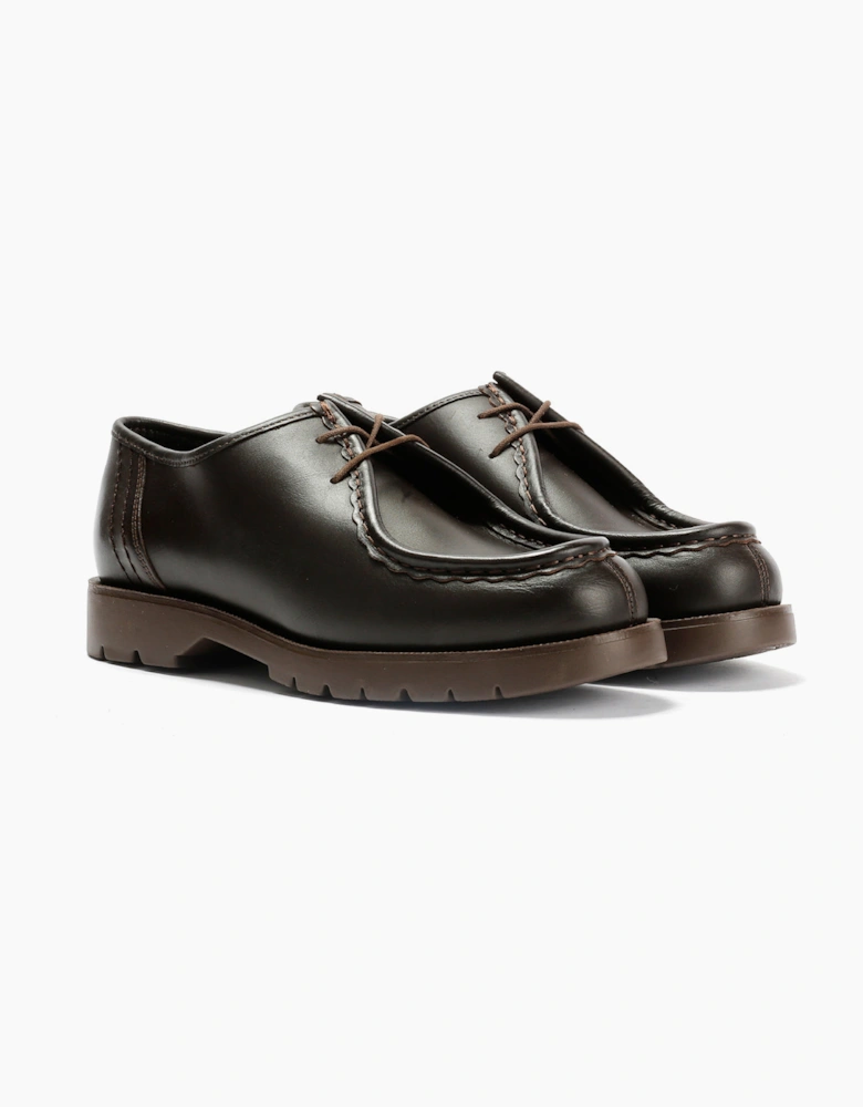 Kleman Padror Leather Men's Brown Lace-Up Shoes