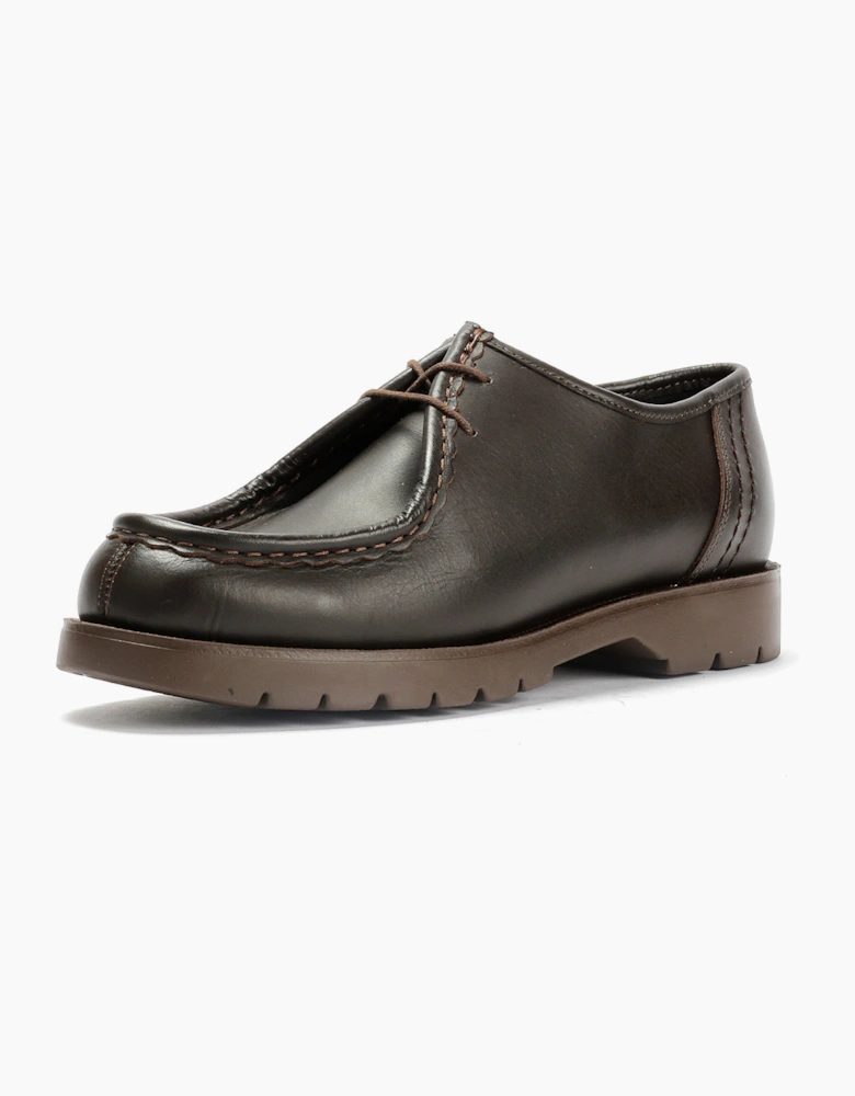 Kleman Padror Leather Men's Brown Lace-Up Shoes