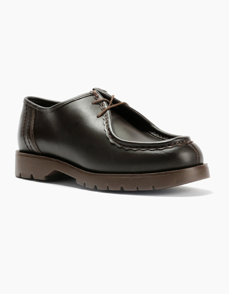 Kleman Padror Leather Men's Brown Lace-Up Shoes