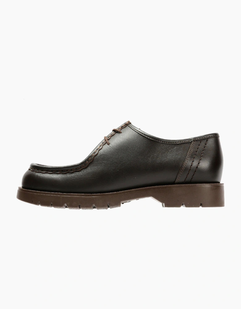 Kleman Padror Leather Men's Brown Lace-Up Shoes