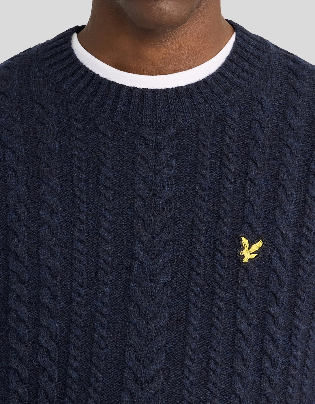 Cable Knit Crew Neck Jumper