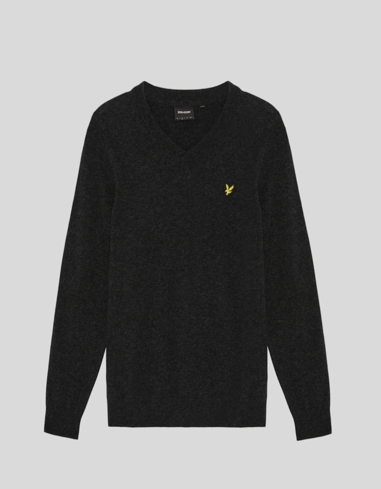 Lambswool Blend V-Neck Jumper