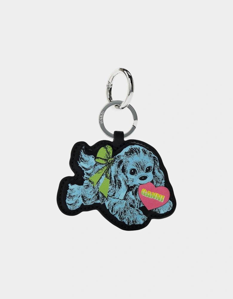 Puppy Keyring Baby Blue