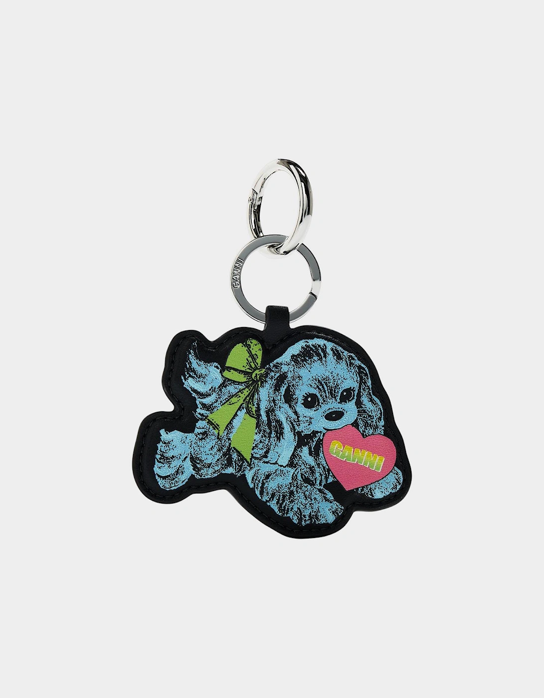 Puppy Keyring Baby Blue