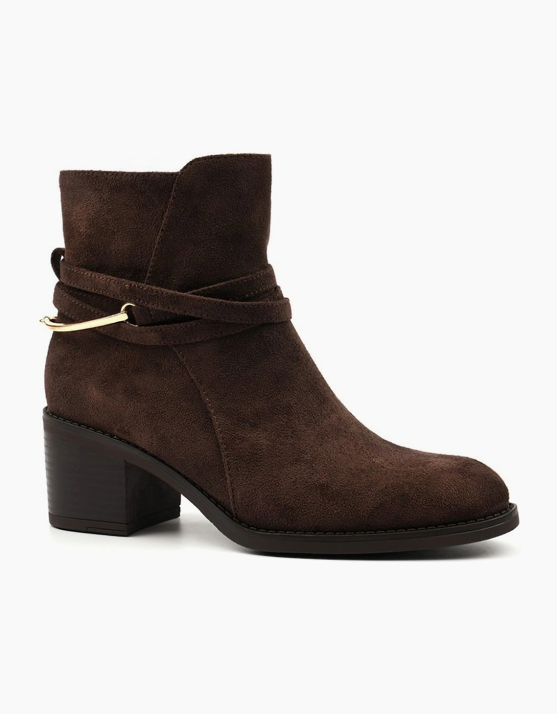 Lunar Women's Kiki Womens Ankle Boots - Brown - Size: 6