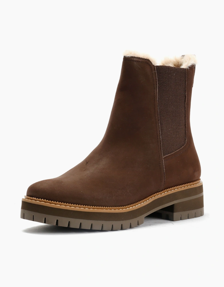 TOMS Bennet Nubuck Women's Chocolate Brown Boots