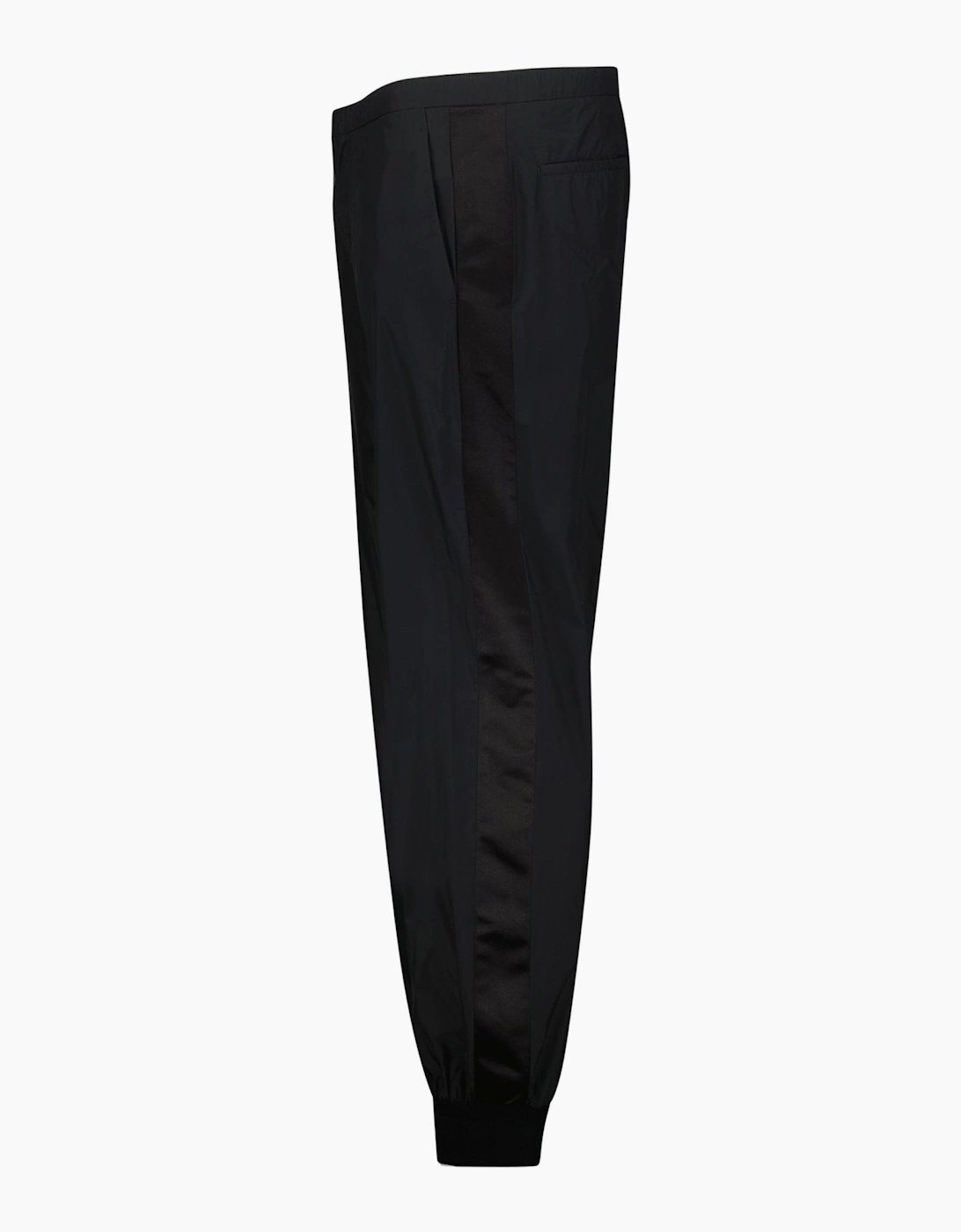 Prada Silk-Blend Trousers in Black