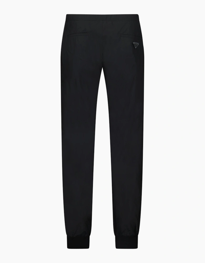 Prada Silk-Blend Trousers in Black