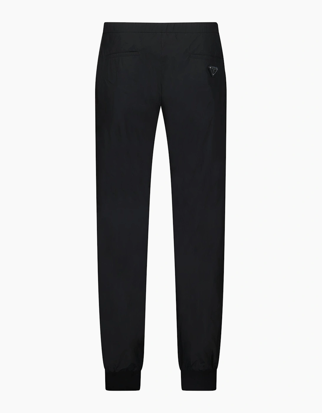 Prada Silk-Blend Trousers in Black
