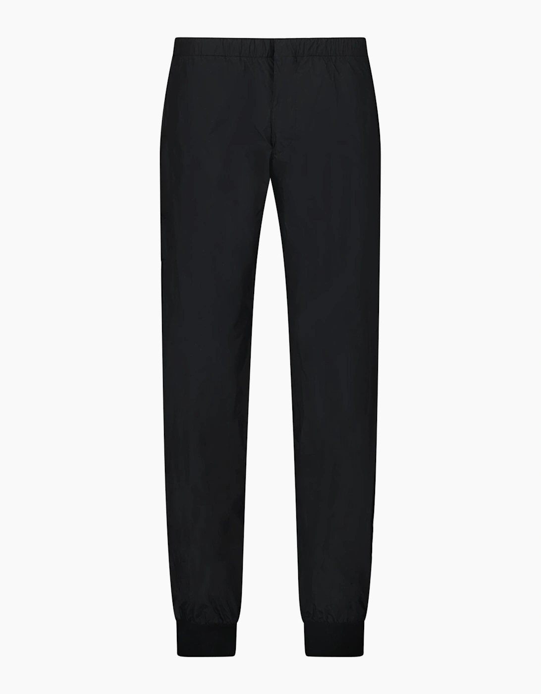 Prada Silk-Blend Trousers in Black
