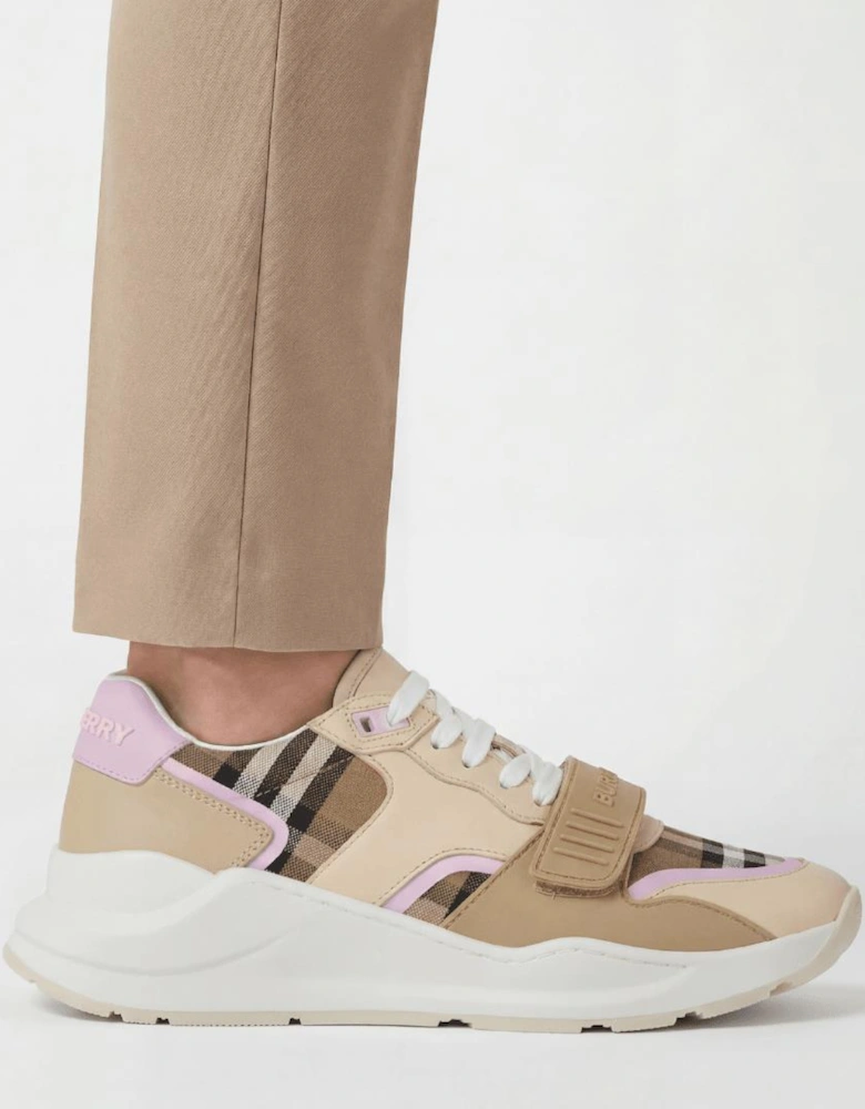 Burberry 'Ramsey Runner' Trainers Taupe Brown