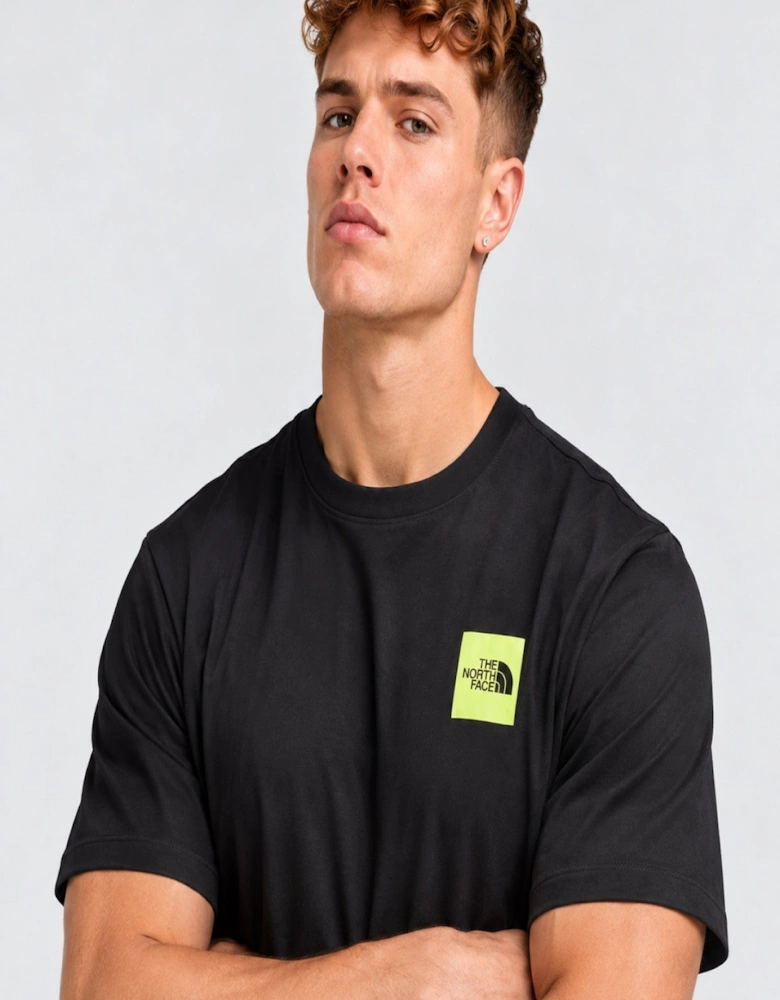 The North Face Mens M Multi Location Globe T Shirt in Black