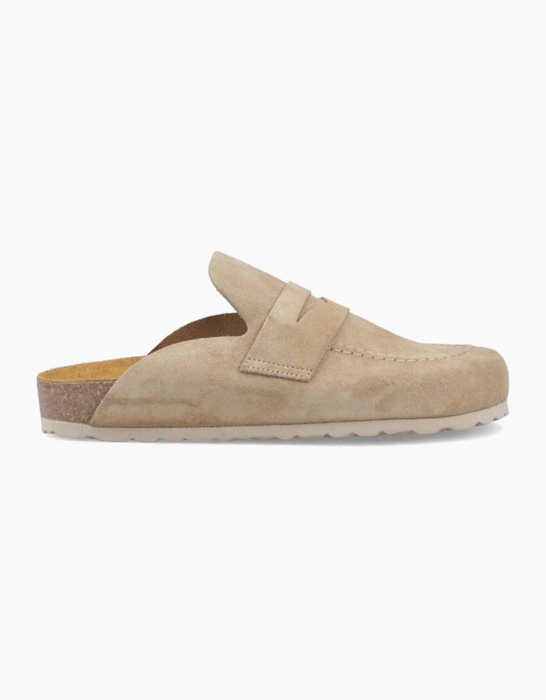 Hush Puppies Briar Closed Toe Suede Women's Taupe Mules