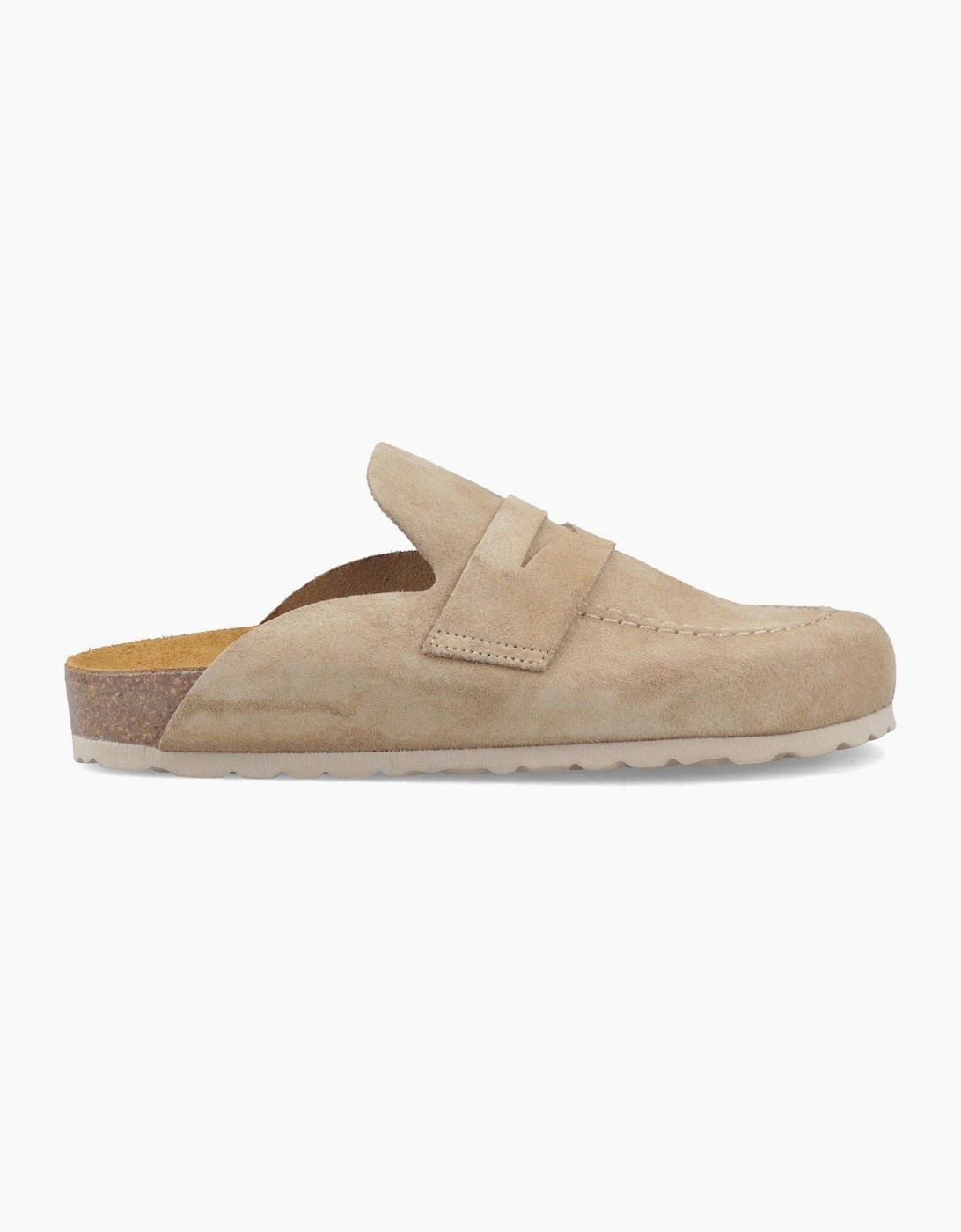 Hush Puppies Briar Closed Toe Suede Women's Taupe Mules