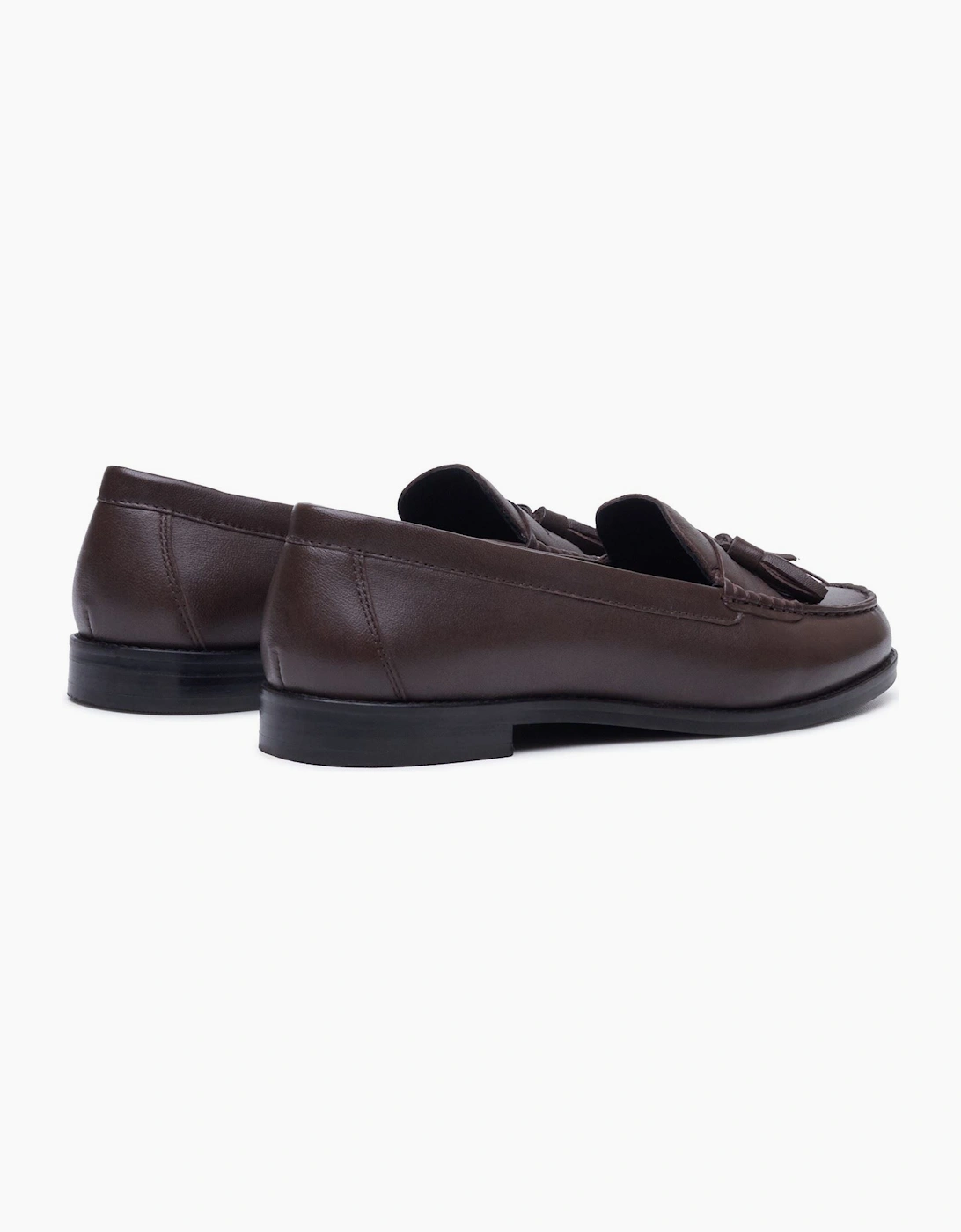 Hush Puppies Connie Leather Women's Chocolate Loafers