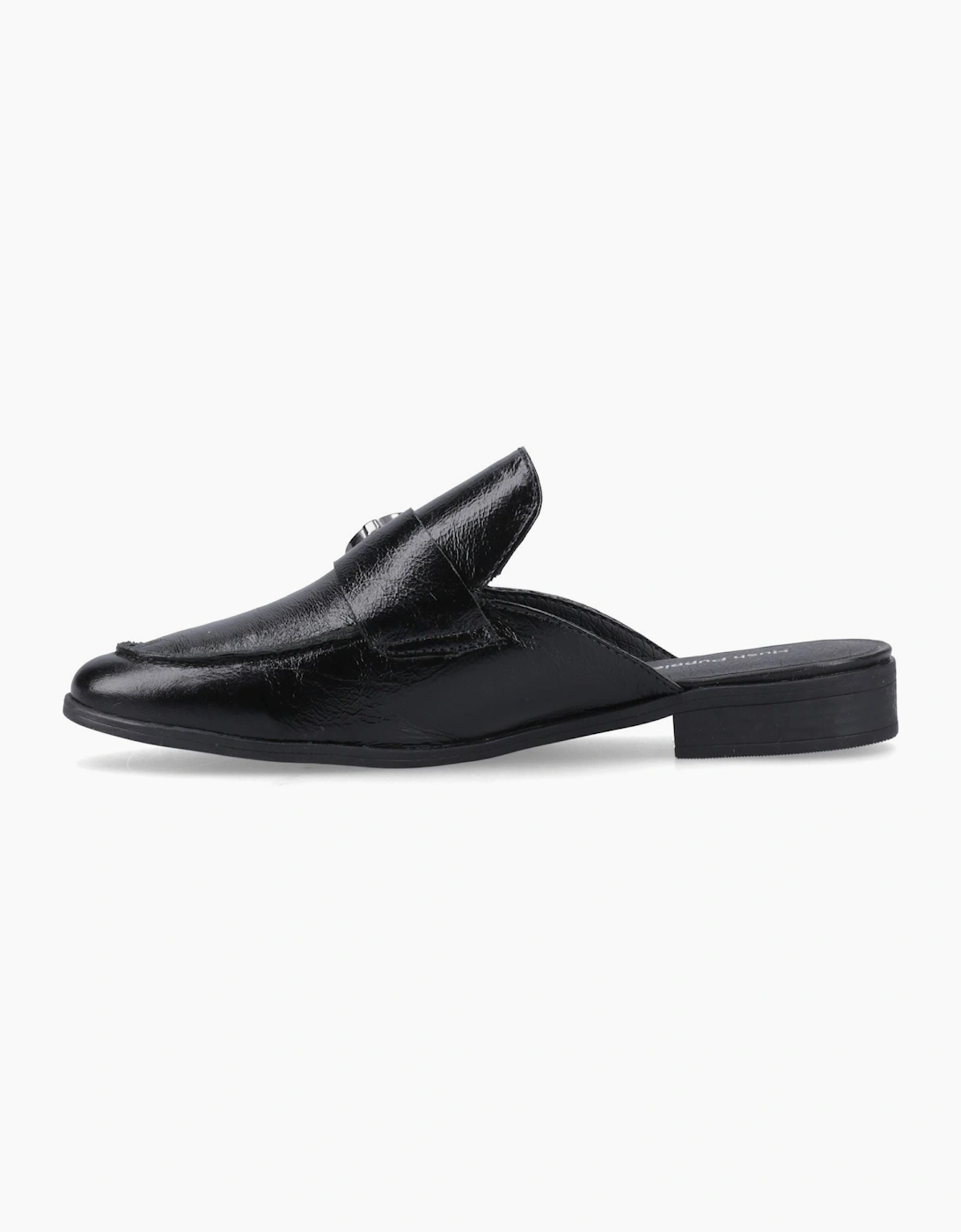 Hush Puppies Calla Leather Women's Black Mules