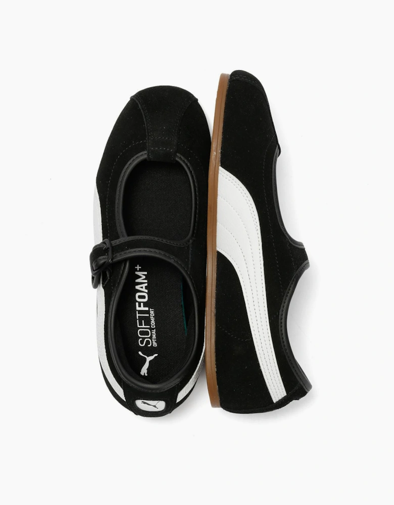 Puma Tacklette Suede Women's Black/White Shoes