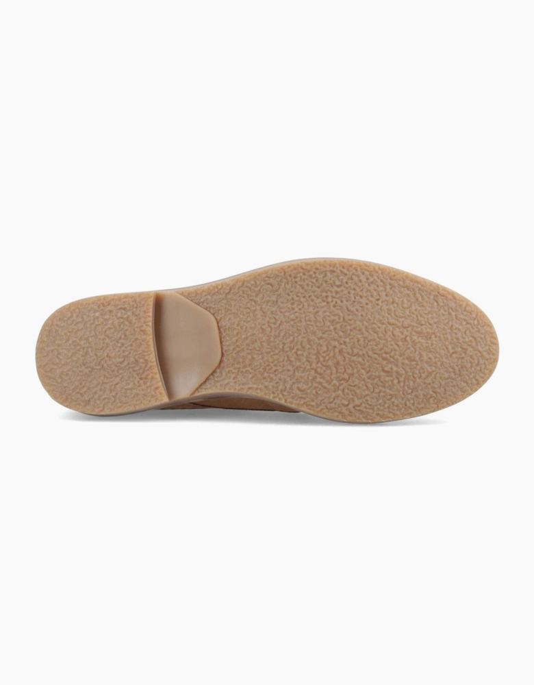 Hush Puppies Genny Leather Men's Taupe Lace-Up Shoes