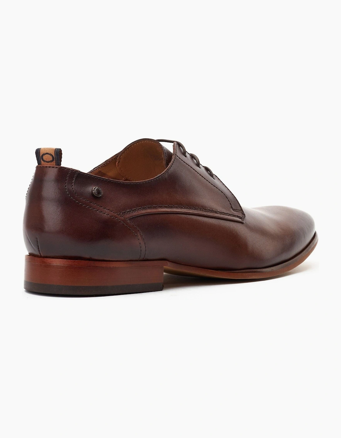 Base London Gambino Leather Men's Dark Brown Lace-Up Shoes