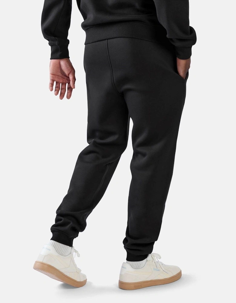 Reebok ID 2-Colour Logo Cuffed Cotton Men's Black Joggers