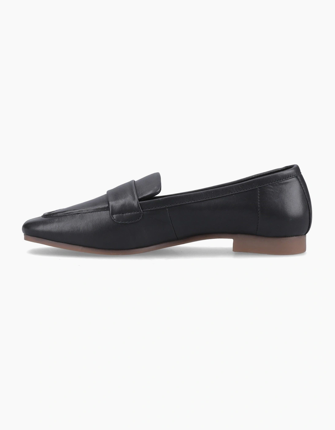 Hush Puppies Sutton Leather Women's Black Loafers