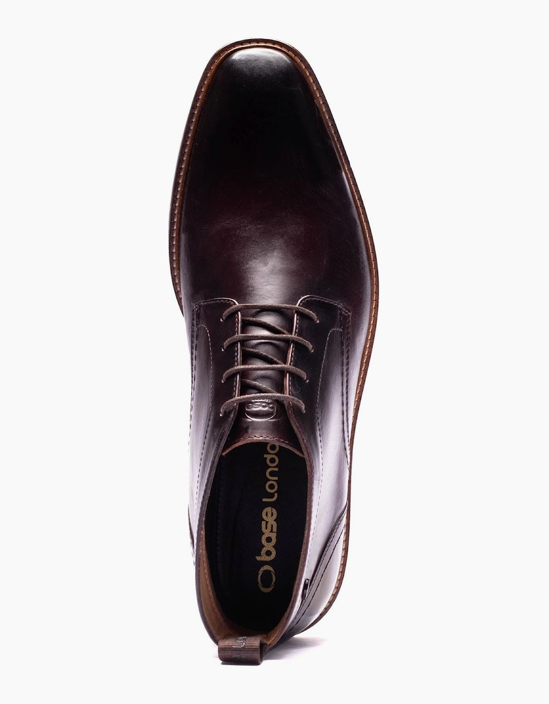 Base London Belgrave Leather Men's WASHED BROWN Ankle Boots