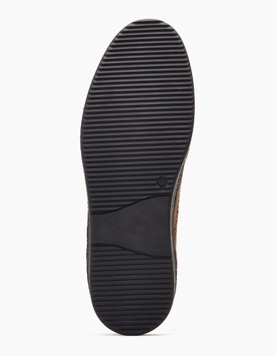 Base London Christo Leather Men's Brown Lace-Up Shoes