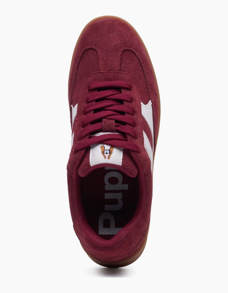 Hush Puppies Maura Suede Women's Bordeaux Trainers