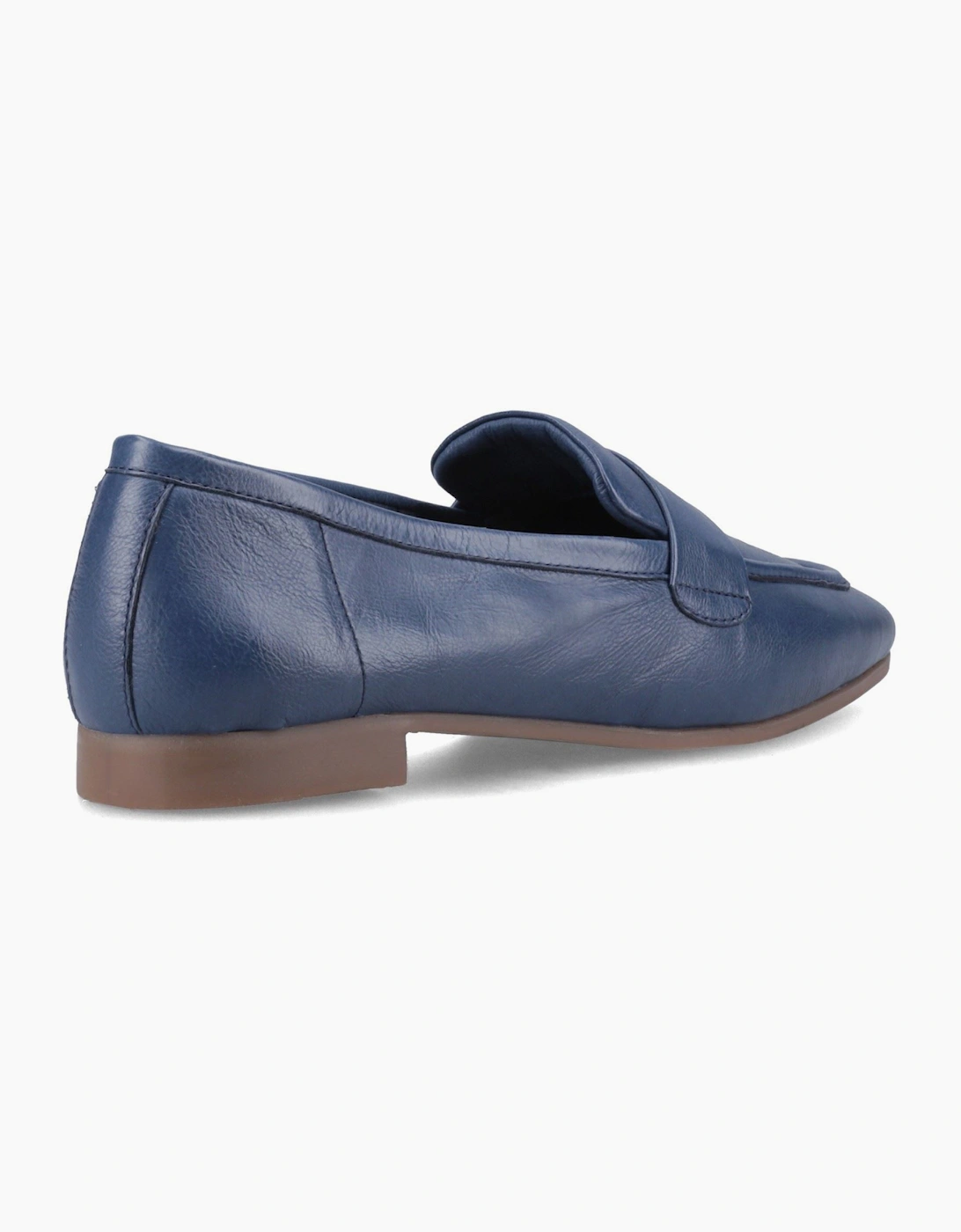Hush Puppies Sutton Leather Women's Navy Loafers