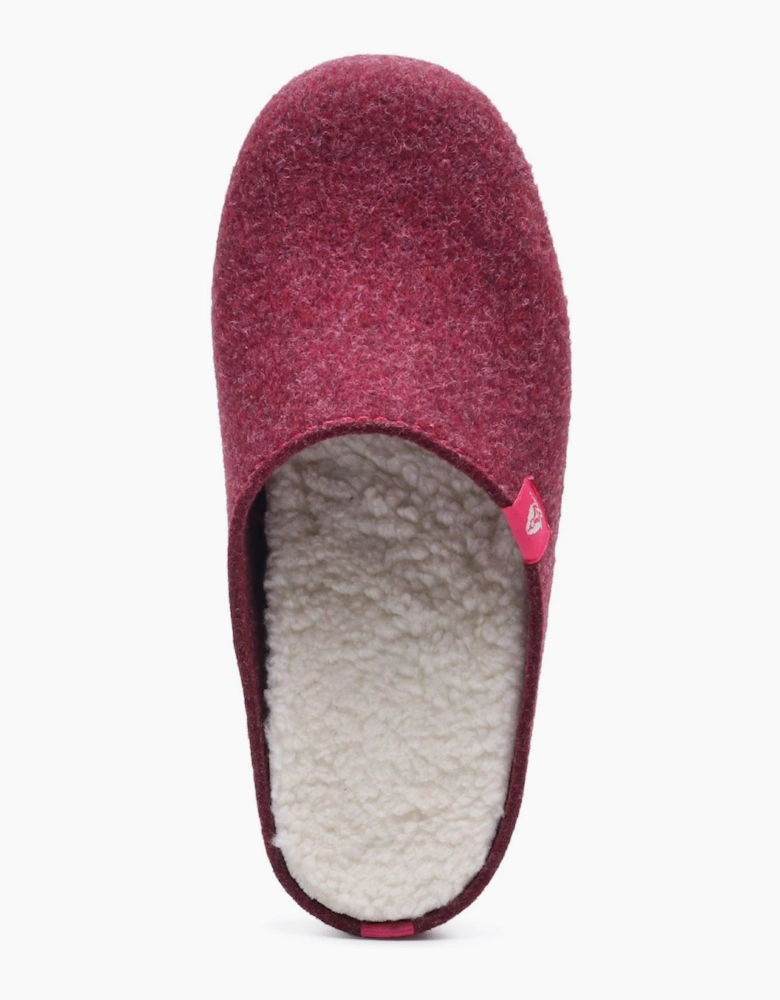 Hush Puppies The Good Slipper Polyester Women's Bordeaux Slippers